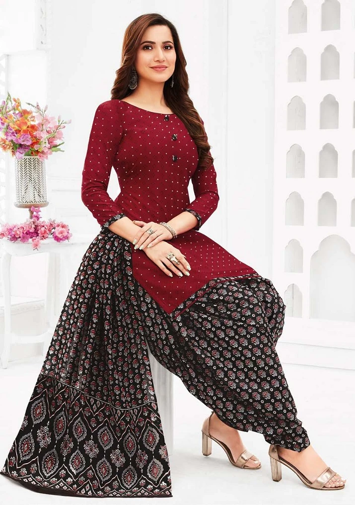 Ganpati Payal Vol 8 Pure Cotton Wholesale Salwar Suit Catalog — Wholesale Salwar Suits, Ganpati wholesale from Surat - Gallery Image 8